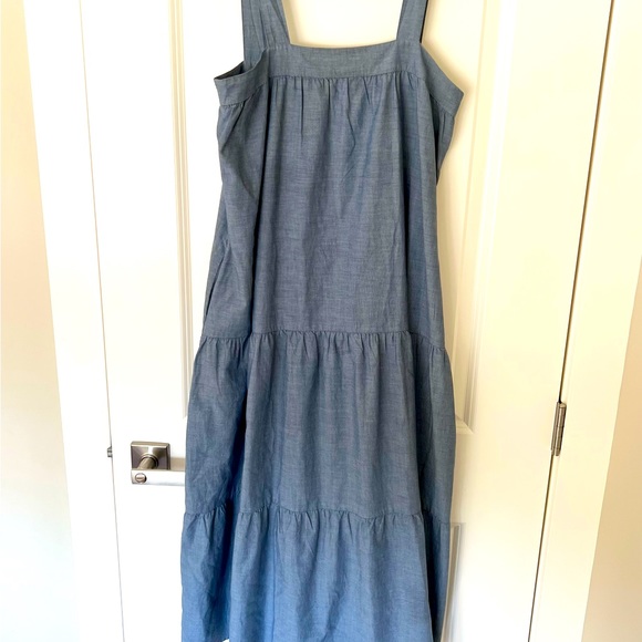 Lacausa Chambray full length dress - Picture 3 of 6